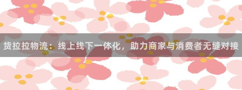 多多28官网多少：货拉拉物流：线上线